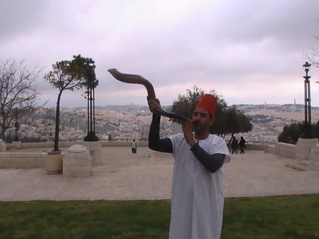 תקיעת שופר מרתון ירושלים