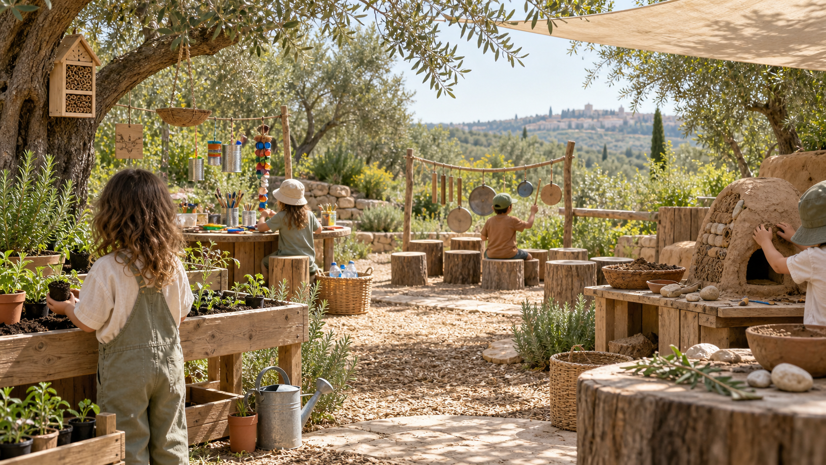 סדנאות גינון, אדמה ויצירה מחומרים לשימוש חוזר