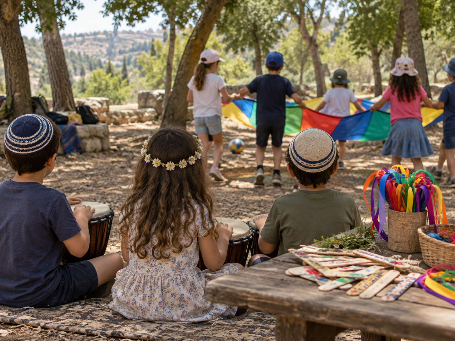 פעילות קצב קבוצתית באווירת ל״ג בעומר